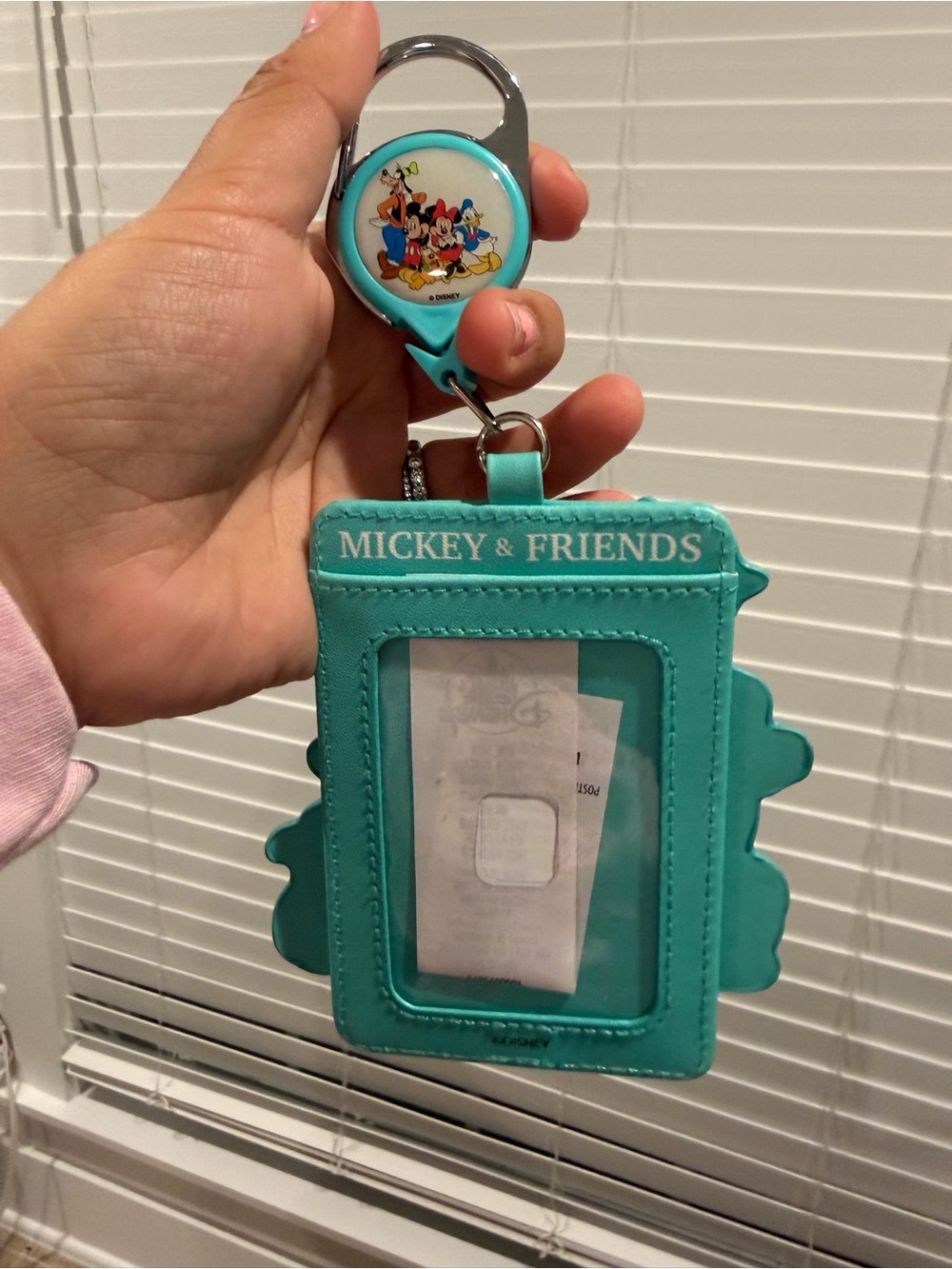 Disney Teal lanyard Tag with Mickey & Friends - Picture 2 of 2